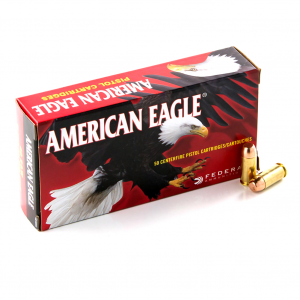 FEDERAL American Eagle 40 S&W 165 Grain FMJ Ammo, 50 Round Box (AE40R3)