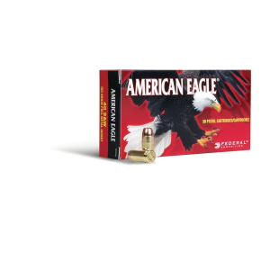 FEDERAL American Eagle 40 S&W 180 Grain TMJ Ammo, 50 Round Box (AE40N1)