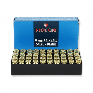 FIOCCHI 9mm P.A. Knall 50Box/20Case Blank Ammo (9MMBLANK)