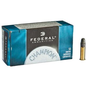 Federal Champion .22 LR Rimfire Ammo - 50 Rounds