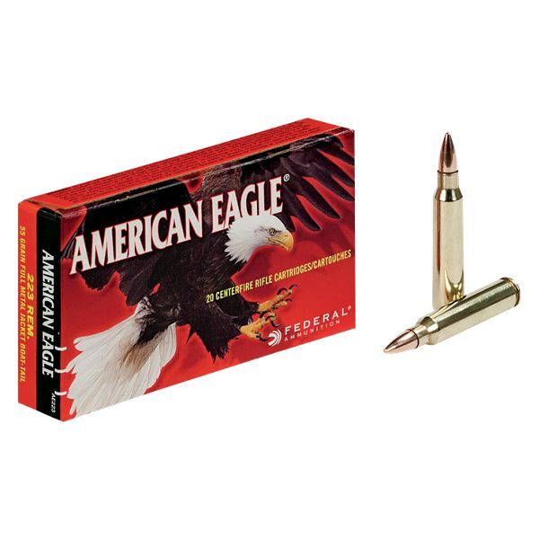 Federal Premium American Eagle Tactical Centerfire Rifle Ammo - .223 Remington - 20 rounds