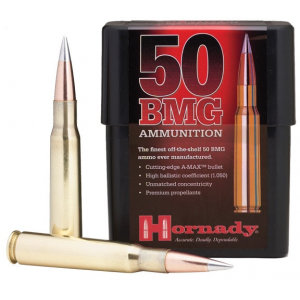 Hornady Match Rifle Ammunition .50 BMG 750 gr A-MAX 2820 fps - 10/box