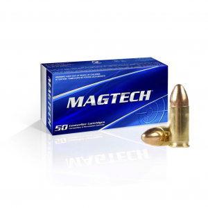 MAGTECH 9mm 115 Grain FMJ Ammo, 50 Round Box (9A)
