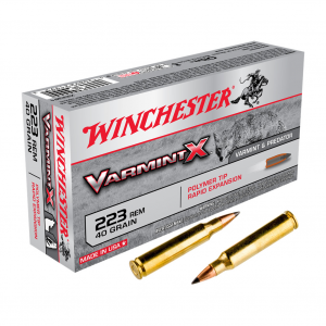 WINCHESTER AMMO Varmint X 223 Remington 40Gr Polymer Tip Ammo (X223P1)