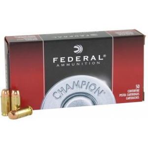 Federal Champion Handgun Ammunition .40 S&W 180 gr FMJ 50/Box