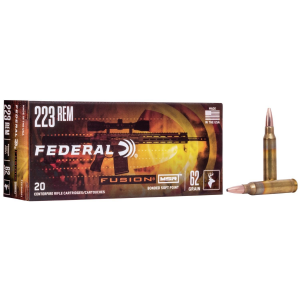 Federal Fusion Rifle Ammunition .223 Rem 62 gr MSR 2750 fps 20/Box