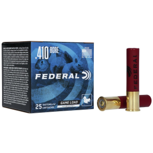 Federal Game-Shok Hi-Brass Load .410 ga 2 1/2" MAX 1/2 oz #6,7.5 1200 fps - 25/box