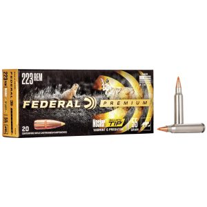 Federal Premium V-Shok Rifle Ammunition .223 Rem 55 gr BT 3240 fps - 20/box