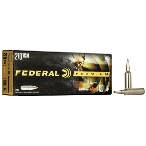 Federal Premium Vital-Shok Rifle Ammunition .270 WSM 130 gr TBT 3280 fps - 20/box