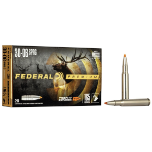 Federal Premium Vital-Shok Rifle Ammunition .30-06 Sprg 165 gr TBT 2800 fps - 20/box