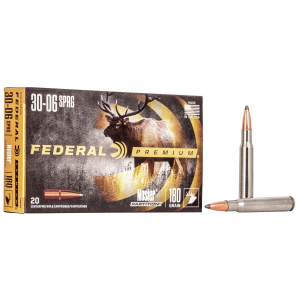Federal Premium Vital-Shok Rifle Ammunition .30-06 Sprg 180 gr PT 2700 fps - 20/box