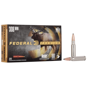 Federal Premium Vital-Shok Rifle Ammunition .308 Win 180 gr PT 2570 fps - 20/box