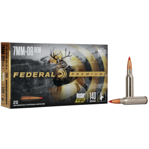 Federal Premium Vital-Shok Rifle Ammunition 7mm-08 Rem 140 gr BT 2800 fps - 20/box