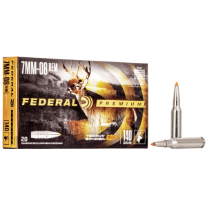 Federal Premium Vital-Shok Rifle Ammunition 7mm-08 Rem 140 gr TBT 2800 fps - 20/box