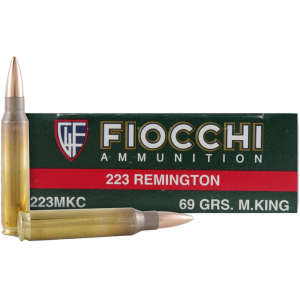 Fiocchi Exacta Match Rifle Ammunition .223 Rem 77 gr HPBT 2660 fps - 20/box