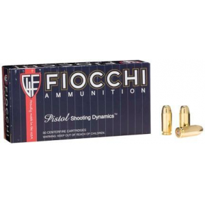 Fiocchi Pistol Shooting Dynamics Handgun Ammunition .40 S&W 165 gr FMJ 1000 fps 50/box