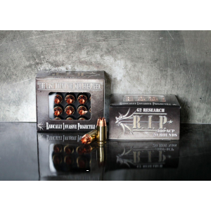 G2 Research R.I.P. Handgun Ammunition .380 ACP 62 gr HP 1250 fps 20/box