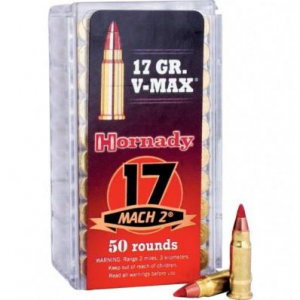 Hornaday Varmint Express Rimfire Ammunition .17 HM2 17 gr V-MAX 50/box
