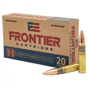 Hornady Frontier Rifle Ammunition .300 AAC Blackout 125gr FMJ 2175 fps 20/ct