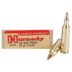 Hornady Varmint Express Rifle Ammunition .22-250 Rem 50 gr V-MAX 3800 fps - 20/box