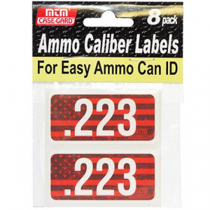 MTM Ammo Caliber Labels .223 Rem - 8/ct