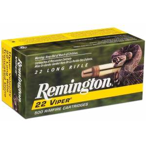 Remington .22 Viper Rimfire Ammunition .22 LR 36 gr TCSB 50/box