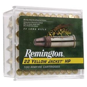 Remington .22 Yellow Jacket Rimfire Ammunition .22 LR 33 gr TCHP 100/box