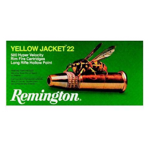 Remington .22 Yellow Jacket Rimfire Ammunition .22 LR 33 gr TCHP 50/box