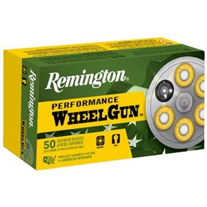 Remington Performance Wheelgun 357 Magnum Ammo - 357 Magnum 158gr Lead Semi-Wadcutter 50/Box