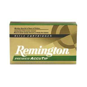 Remington Premier AccuTip Varmint Rifle Ammunition .223 Rem 50 gr ATV-BT - 3410 fps