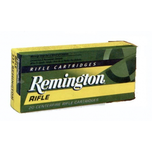 Remington Rifle Ammunition .22-250 Rem 55 gr PSP 3680 fps - 20/box