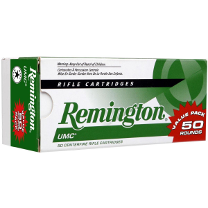 Remington UMC Rifle Ammunition Value Pack .223 Rem 45gr JHP 3550 fps 50/ct