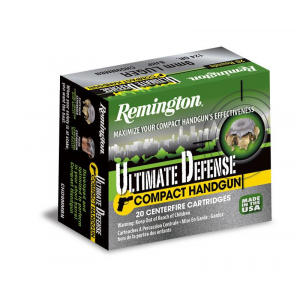 Remington Ultimate Defense Handgun Ammunition .380 ACP 102 gr BJHP 20/box