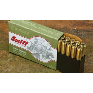 Swift Scirocco II Rifle Ammunition .308 Win 150 gr BT 2856 fps 20 rounds