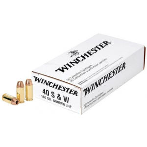 Winchester NATO Handgun Ammunition .40 S&W 180 gr BJHP 50/box