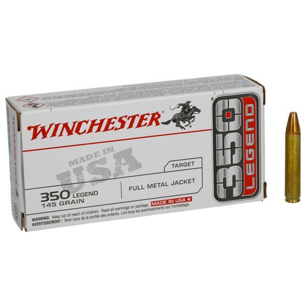 Winchester USA Target FMJ Centerfire Rifle Ammo - .300 AAC Blackout - 147 Grain