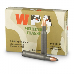 Wolf WPA Military Classic Rifle Ammunition .30-06 Sprg 140 gr SP - 20/box