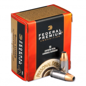 FEDERAL Premium Personal Defense 9mm 147 Grain Hydra-Shok JHP Ammo, 20 Round Box (P9HS2)