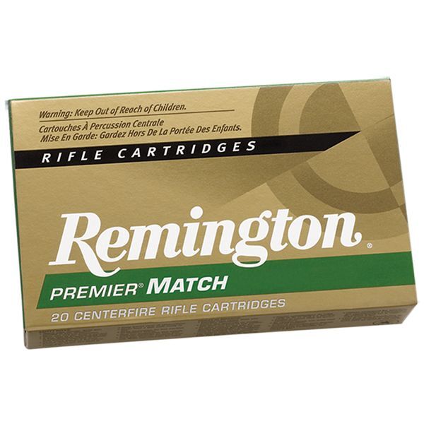 Remington Premier Match Centerfire Rifle Ammo - .223 Remington - 77 Grain - 20 Rounds