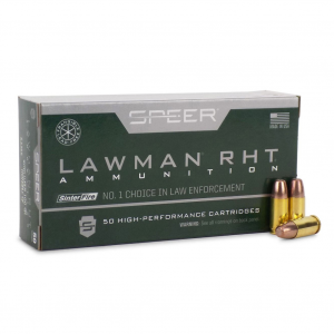 SPEER Lawman RHT 9mm Luger 100gr Frangible CF 50/Bx Handgun Ammo (53365)