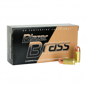 CCI Blazer Brass 45 ACP 230 Grain FMJ Ammo, 50 Round Box (5230)