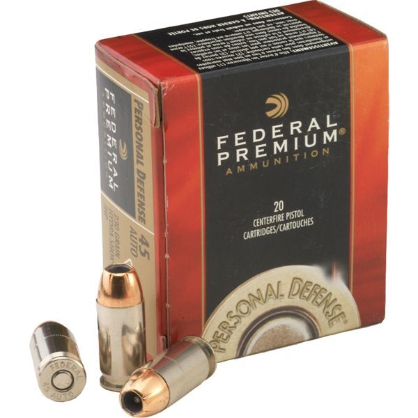 Federal Premium Hydra-Shok Handgun Ammo - .45 ACP