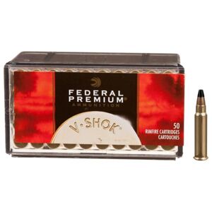 Federal Premium V-Shok Varmint Rimfire Ammo - .17 Hornady Magnum Rimfire - V-Max