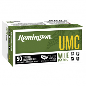 Remington UMC Rifle Ammunition .300 AAC Blackout 150gr FMJ 1905 fps 50/ct
