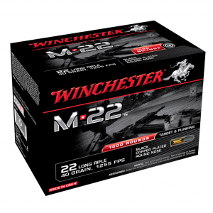 WINCHESTER M-22 22LR 40Gr Lead Round Nose Rifle Ammo (S22LRT)