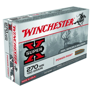 WINCHESTER Super-X .270 Win 150 Grain PP 20rd Box Rifle Ammo (X2704)