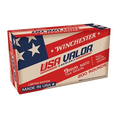 Winchester 9mm Luger 124gr Full Metal Jacket 200/Box