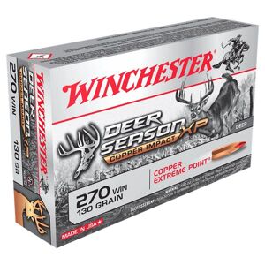 Winchester Deer Season XP Copper Impact Centerfire Rifle Ammo - .270 Winchester