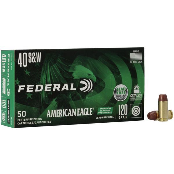 American Eagle Indoor Range Training IRT Lead-Free Ammo - .40 S&W