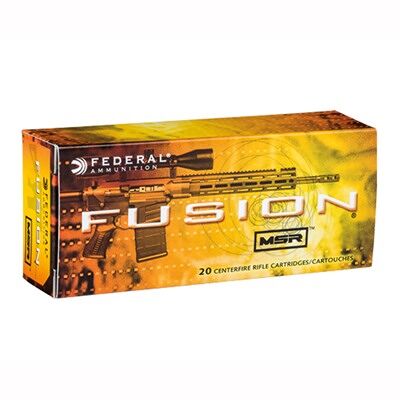 Federal Fusion Msr Ammo 300 Aac Blackout 150gr Soft Point - 300 Aac Blackout 150gr Sp 20/Box